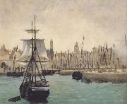 Edouard Manet Le Port de Calais (mk40) oil painting